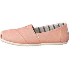 Rosa Mocasines Toms Heritage Canvas Flade Sko - Beige/Lyserød