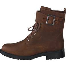 Clarks Orinoco2 Lace Brown Wlined Lea - Brun