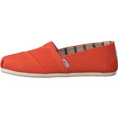 Dam - Orange Loafers Toms Tangerine Heritage Canvas - Orange/Röd