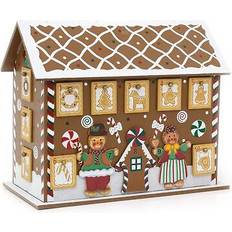 Advent Calendars Carousel Home Gingerbread house advent calendar 24 drawer christmas calendar 27x32cm