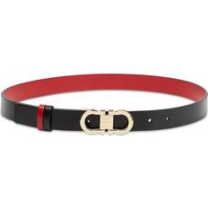 Ferragamo Belts on sale Ferragamo Adjustable Gancini Reversible Belt - Black/Red