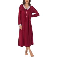 Rosa Camisones Eileen West Long Sleeve Ballet Nightgown - Berry