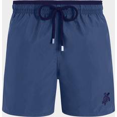 4XL Maillots de Bain Vilebrequin Solid Tortoise 6 Inch Swim Shorts - Storm Blue