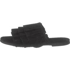 Pavement Slippers & Sandals Pavement Maggie Black Suede Sandalias - Negro