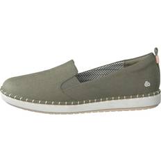 Clarks Dame Loafers Clarks Step Glow Slip On Shoes - Olive