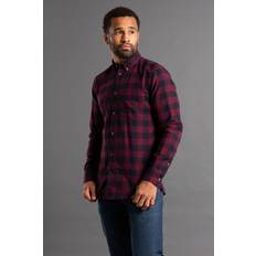 French Connection Tops French Connection Gingham Flannel Long Sleeve Shirt - Wine