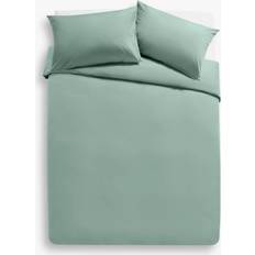 John Lewis & Partners Pure Cotton Bedding Duvet Cover Green (200x200cm)