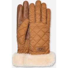 Brown - Women Gloves & Mittens UGG Quilted Performance Glove - Chestnut