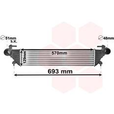 Intercoolers Van Wezel Intercooler Charger 17004415