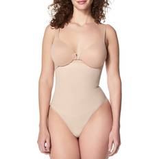 3XL Fajas Spanx Everyday Seamless Shaping High-Waisted Thong - Beige/Neutral