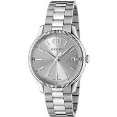 Gucci Klockor Gucci GucciG-Timeless 38mm YA1264232 Steel/Silv