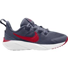 Red thunder Nike Star Runner 4 PS - Thunder Blue/Black/White/Gym Red