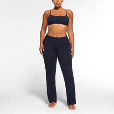 High comfort Trousers SKIMS Foldover Pant Cotton Jersey - Navy