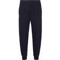 Emporio Armani Trousers Emporio Armani Double Jersey Joggers With Embossed Embroidered - EA Logo