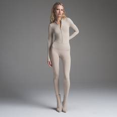 Fabric - Women Shapewear & Under Garments SKIMS Long Sleeve Bodysuit - Light Neutral