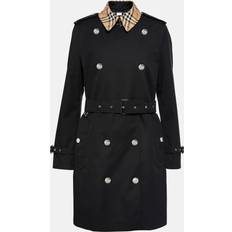 Burberry Gabardine Trench Coat - Black