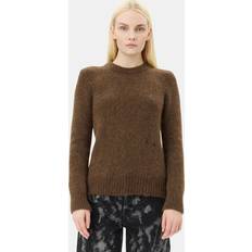 Ganni Sweatere Ganni Brown Jumper in Rain Drum - Brown
