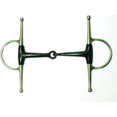 Bits Korsteel Sweet Iron Gebrochene Vollbackentrense 5.5in - Schwarz/Silber