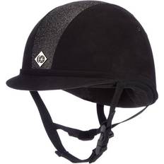 Charles Owen Ridhjälm YR8 Sparkling Svart/Svart (61)