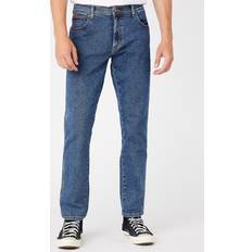 Wrangler Texas Slim Denim Jeans - Stonewash