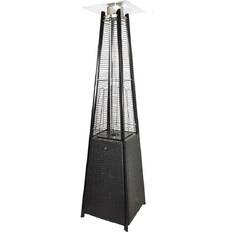 Stainless Steel Patio Heaters & Accessories Belfry Heating Gas Patio Heater Black Rattan