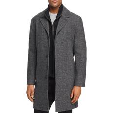 Men - XS Coats Cole Haan Classic 2-in-1 Notch Lapel Coat - Heather Graphite