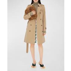 Burberry Dame Tøj Burberry Breasted Trench Jacket - Beige