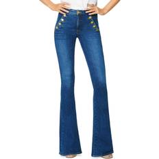 Ramy Brook Helena Mid-Rise Flare Jeans - Medium Wash