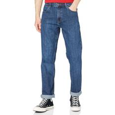 Red Jeans Wrangler Red Kabel Straight Denim Jeans - Dark Stone