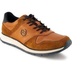 Wildleder Derby Bugatti Herren Schuhe - Braun/Cognac