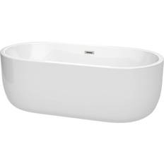 Overfill Protection Freestanding Bathtubs Wyndham Collection Juliette (WCOBT101367BNTRIM) 170.2x80.0