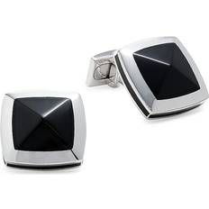 Effy Cufflinks Effy Men's Stainless Steel & Onyx Square Cufflinks (one-size)