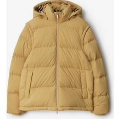 Burberry Herr Jackor Burberry Dunjacka Med Avtagbara Ärmar - Beige