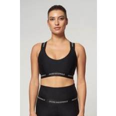 St Tropez Cross Back Bra - Black