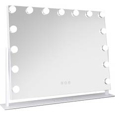 Makeup Mirrors Zadro 9-Bulb Hollywood Mirror White