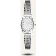 Mockberg Retro Mesh Silver Watch