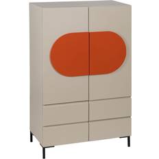 MDF Sideboards BigBuy Home NECTO Orange Taupe Iron 75 x 41.8 x 123 cm Sideboard