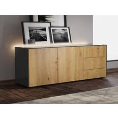 Frank Olsen Frank Olsen Grey Gloss LED Sideboard