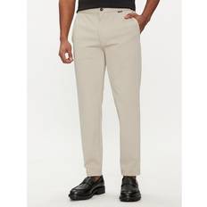 Calvin Klein Beige Trousers Calvin Klein Comfort Knit Tapered Trouser - Beige