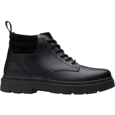 Boots Clarks Youth Lorcam Trail - Black Leather