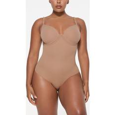 Fabric Shapewear & Under Garments SKIMS Back Smoothing Brief Bodysuit - Medium Neutral