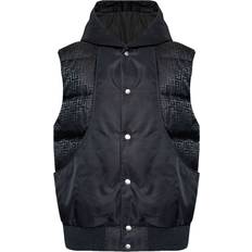 Balmain Vests Balmain 4G Hooded Puffer Gilet - Blue