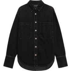 Anine Bing Shirts Anine Bing Dante Denim Shirt black