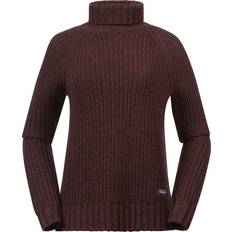 Bergans Nordmarka Merino High Neck Jumper - Amarone Red