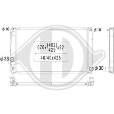 Toyota Cooling System Diederichs DCM3291 Motorkühlung Kühler