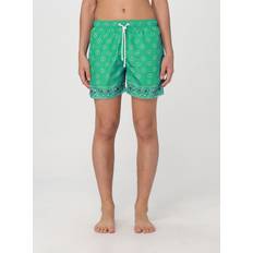 Palm Angels Men Swimwear Palm Angels Swimsuit Men - Color Green