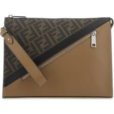 Fendi Kuvertväskor Fendi Multicolor Fabric And Leather Clutch