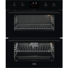 AEG Dual - Self Cleaning Ovens AEG 6000 SurroundCook DUB535060B Black