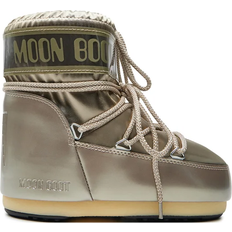 Moon Boot Icon Low Glance Satin Boots - Platinum