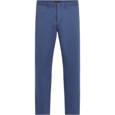 Tommy Hilfiger Denton Satin Straight Leg Chinos - Aegean Sea